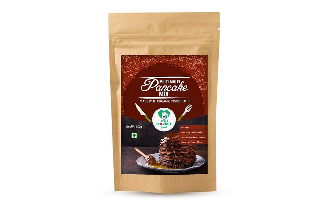 Little Moppet Foods Multi Millet Pancake Mix    Pack  150 grams